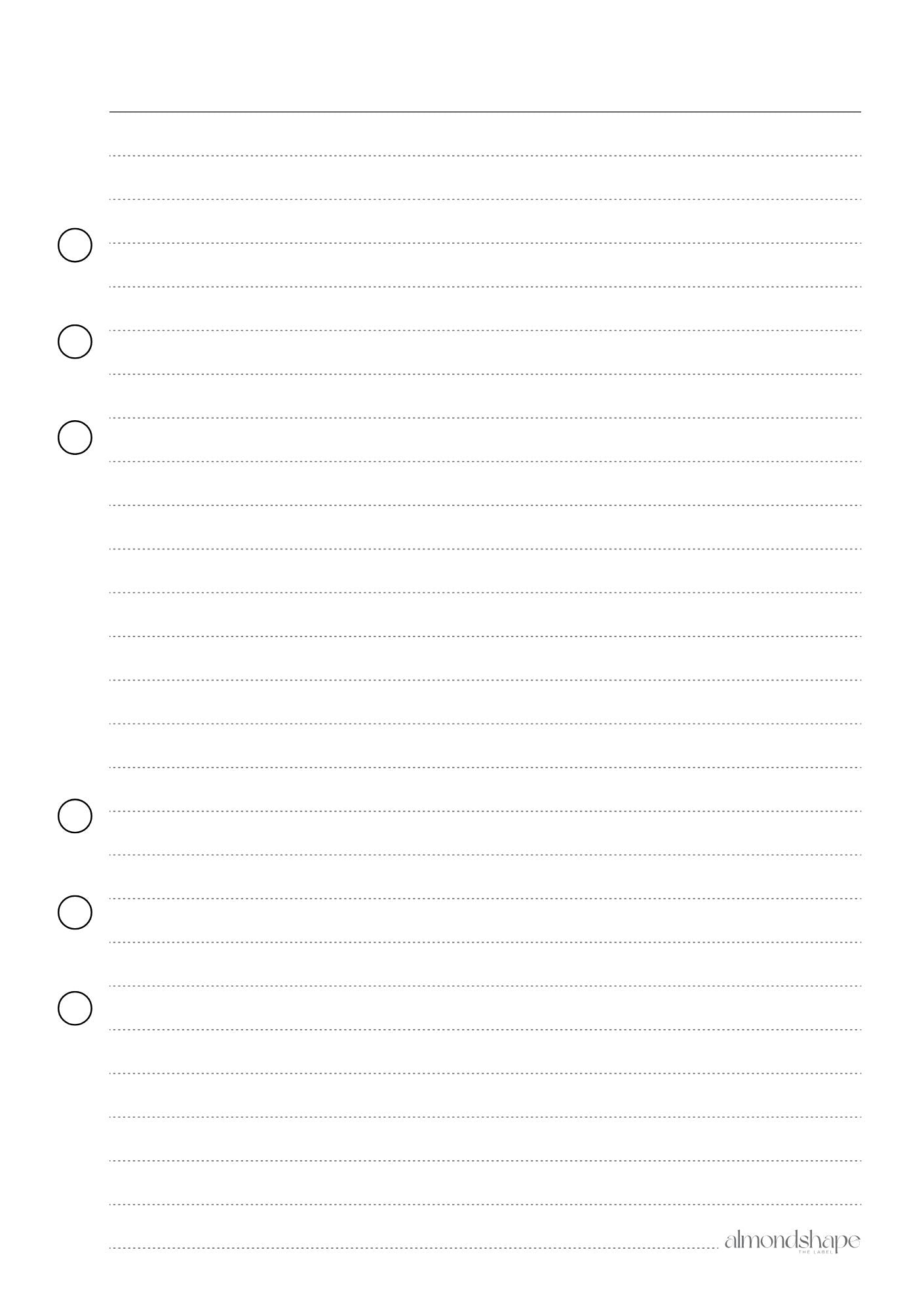 A5 Insert | Simply Ruled