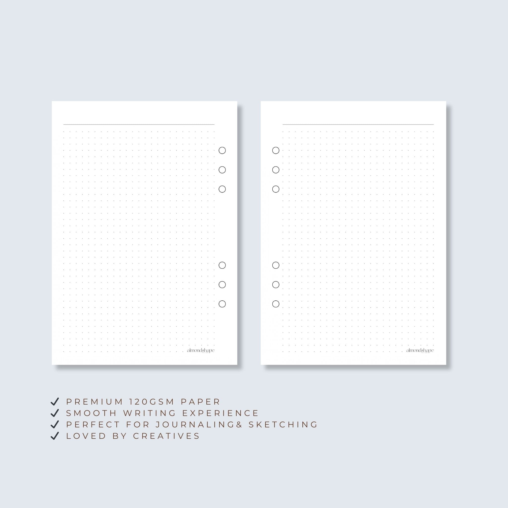 A5 Insert | Bullet Grid