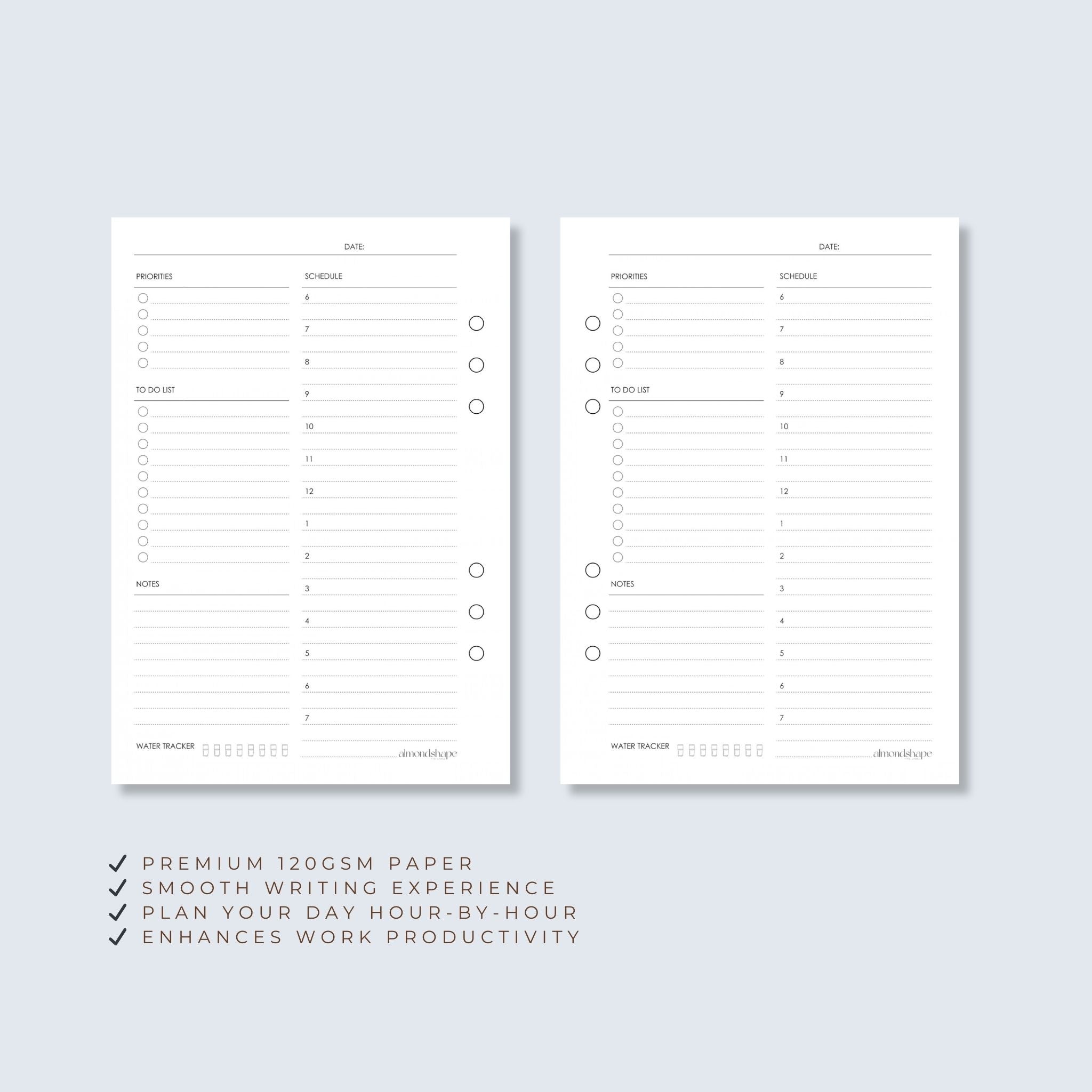 A5 Insert | Daily Planner